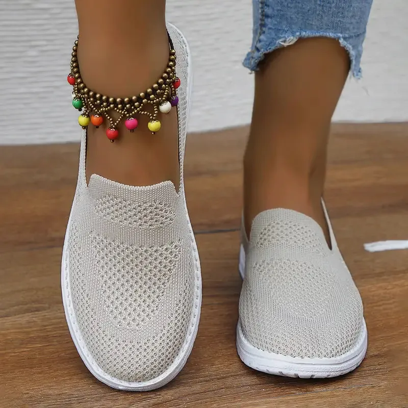 Ademende gympen van mesh Casual slip-on