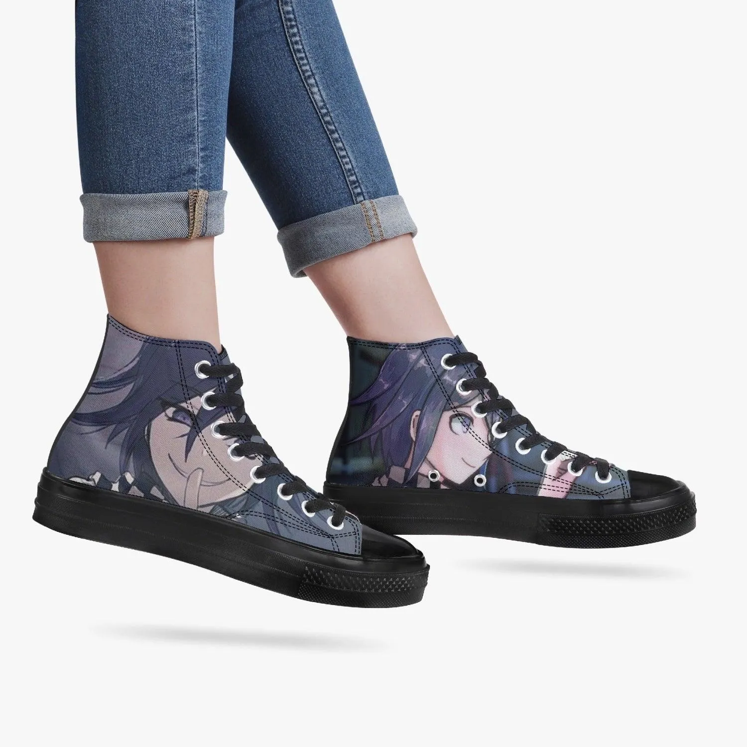Danganronpa Kokichi Oma A-Star High Anime Shoes