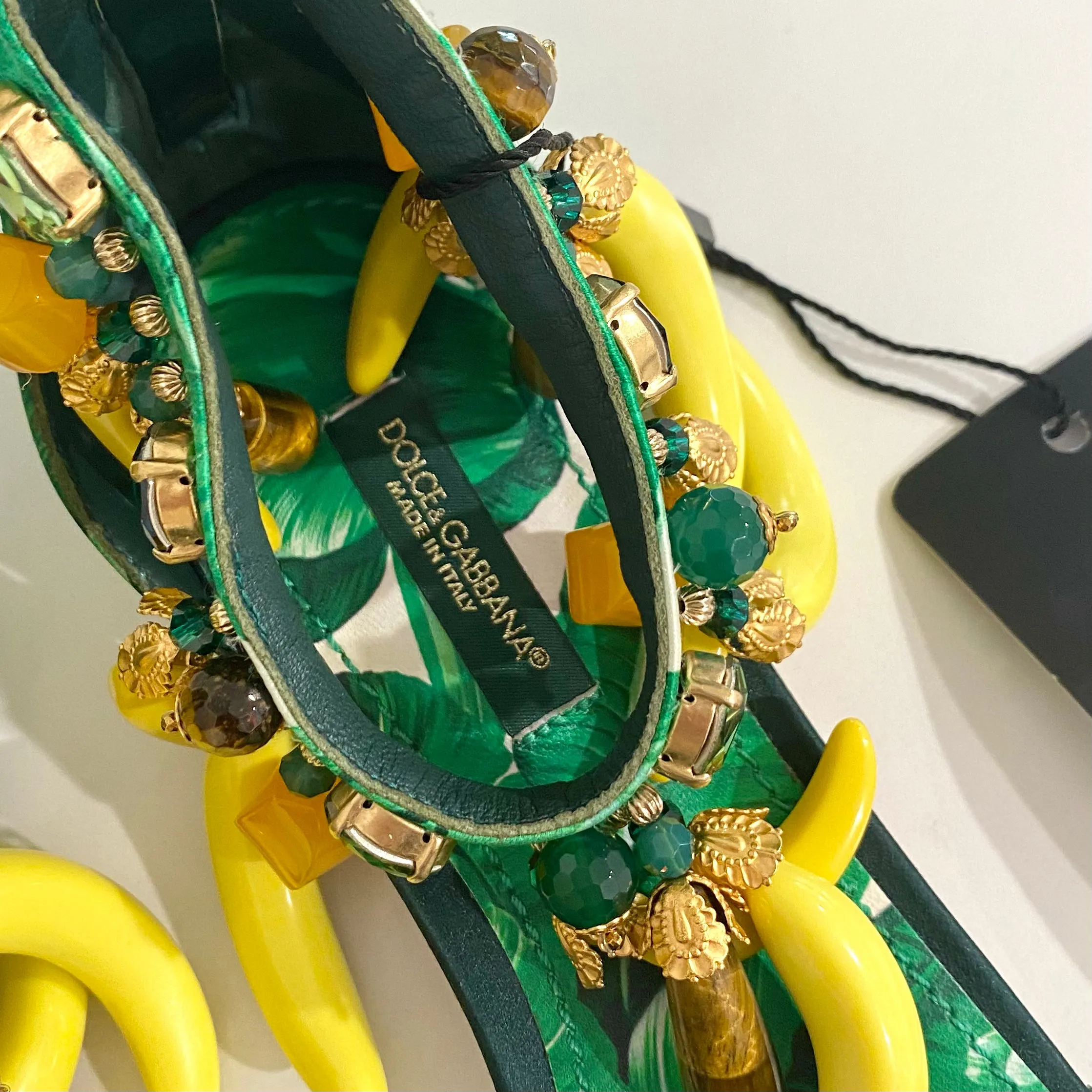 Dolce & Gabbana New Banana Leaf Sandals