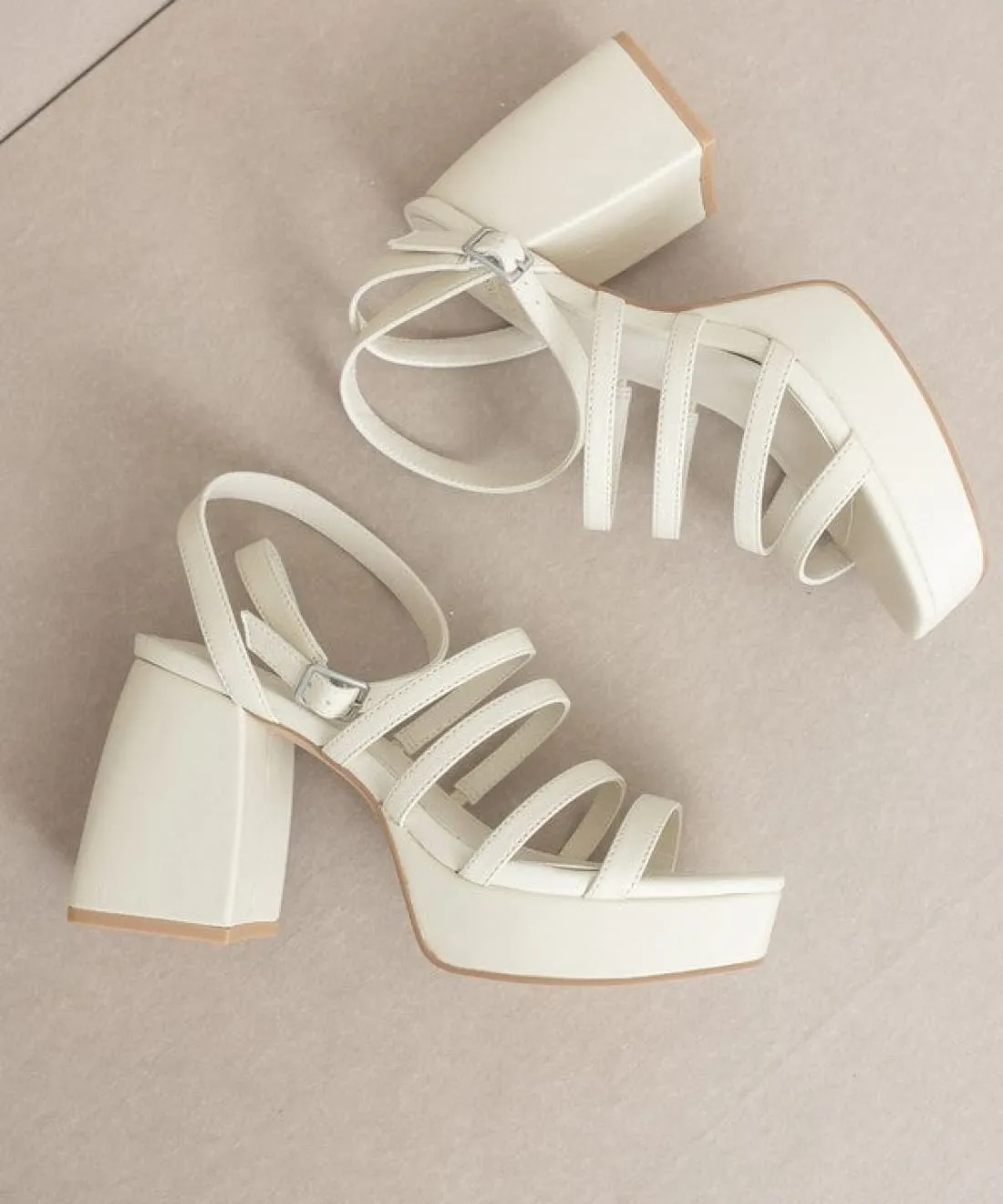 Talia Strappy platform heel